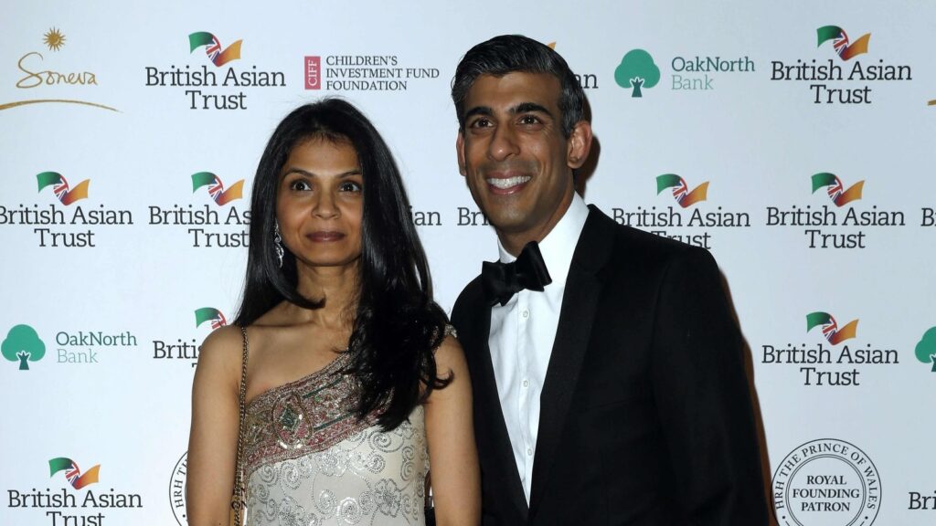 Rishi Sunak, wife Akshata Murty figure on UK’s ‘Asian Rich List 2022’