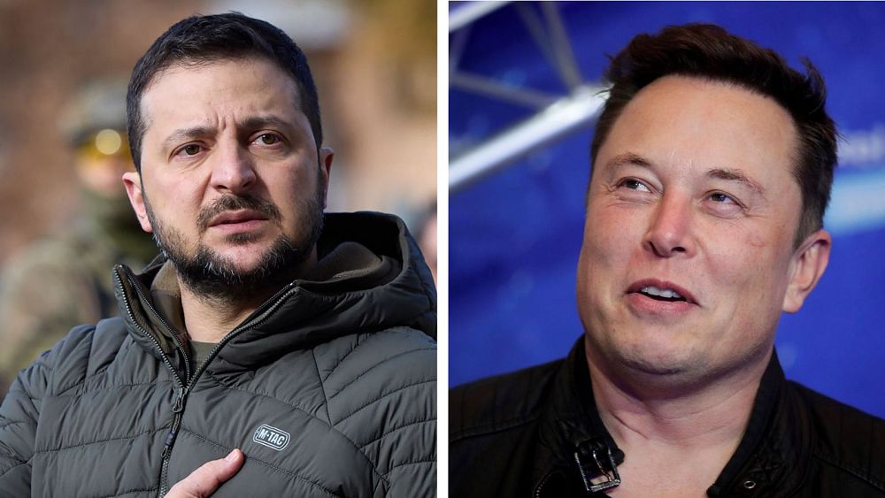 Zelenskyy tells Elon Musk to 'come to Ukraine' after peace deal furore .