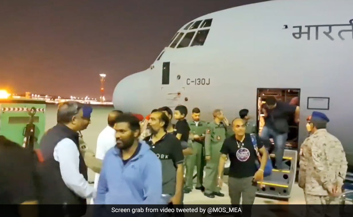128 Indians Arrive In Jeddah After Rescue From Crisis-Hit Sudan